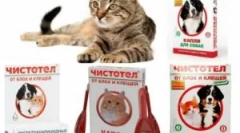 Obchodzony z pcheł i kleszczy dla kotów i psów